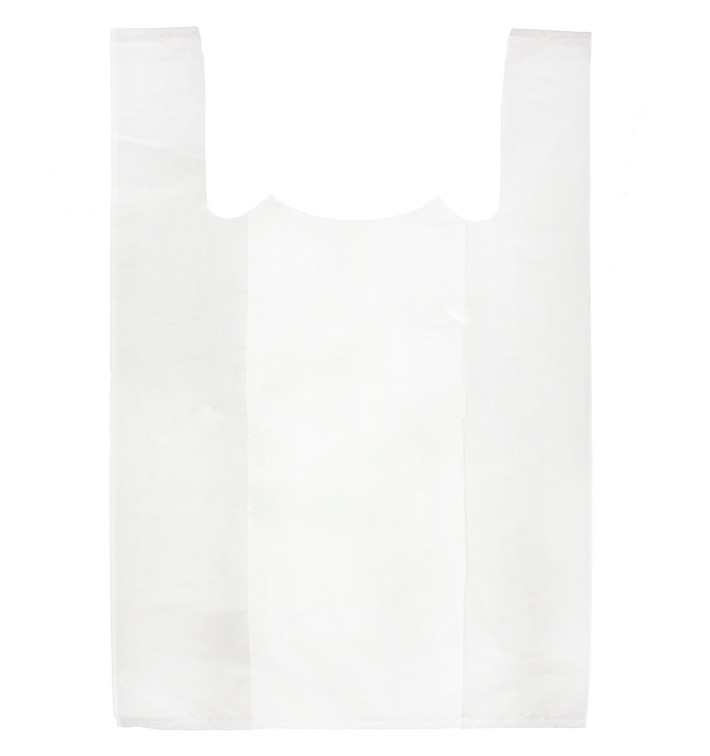 Sacchetto di Plastica Canottiera 50x70cm Bianca Sacchetto di Plastica Canottiera 50x70cm Bianca