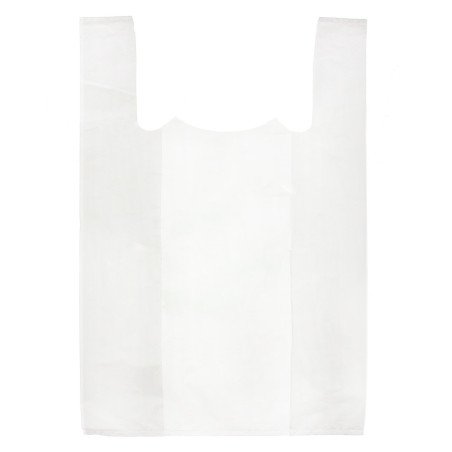 Sacchetto di Plastica Canottiera 85x100cm Bianca (500 Pezzi)