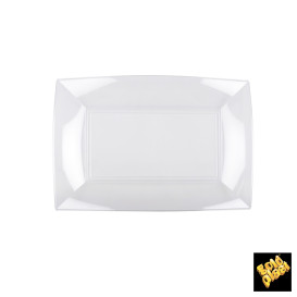 Vassoio Plastica Trasp. Nice PS 280x190mm (12 Pezzi)