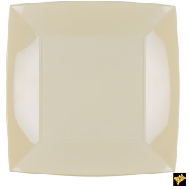 Piatto Plastica Piano Crema Nice PP 290mm (144 Pezzi)