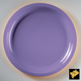 Piatto di Plastica Lilla Round PP Ø290mm (300 Pezzi)