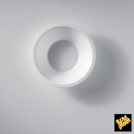 Ciotola di Plastica PP Bianco 450ml Ø15,5cm (50 Pezzi)