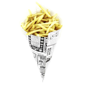 Cono di Carta Greaseproof Parchment 420mm 600g (250 Pezzi)