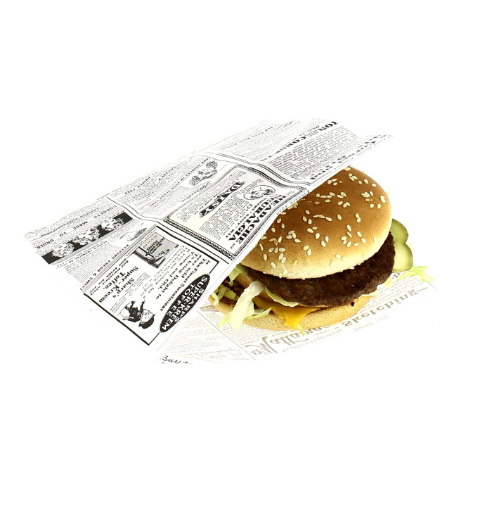 Sacchetto di Carta Antigrasso Times 17x18cm (4000 Pezzi) Sacchetto di Carta Antigrasso Times 17x18cm (4000 Pezzi)