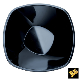 Ciotola Plastica Nera Square PP Ø277mm 3000ml (3 Pezzi)