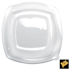 Coperchio Plastica Transp. per Piatto Square PET 230mm (25 Pezzi) 