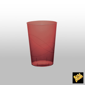 Bicchiere di Plastica Moon Bordeaux Trasp. PS 230ml (700 Pezzi)