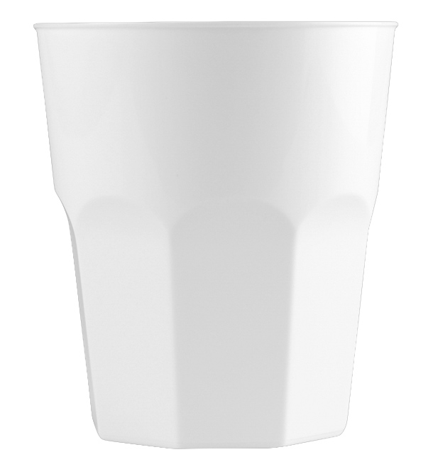 Bicchiere Plastica Cocktail Bianco PP Ø84mm 270ml (420 Pezzi)