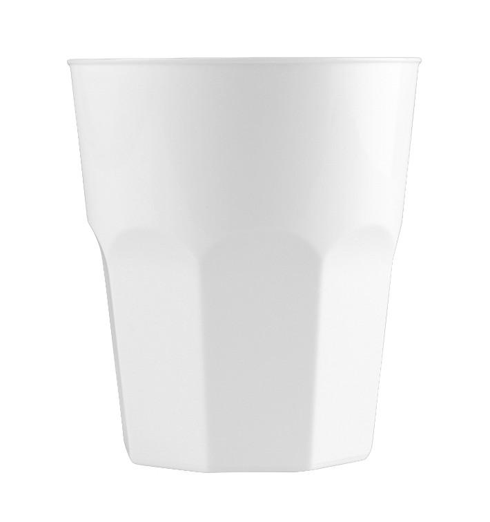 Bicchiere Plastica Cocktail Bianco PP Ø84mm 270ml (420 Pezzi)