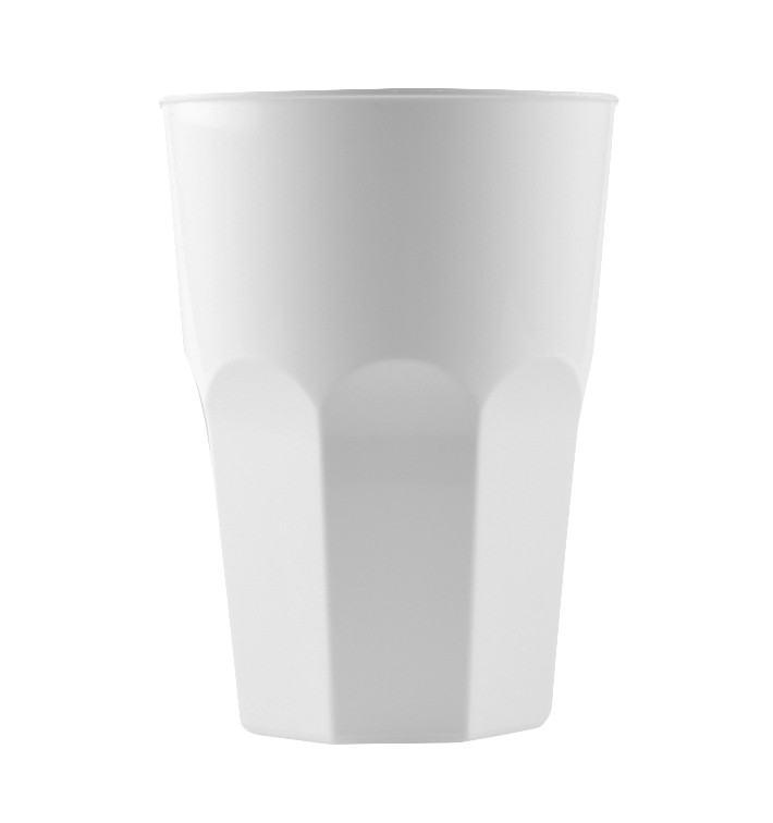 Bicchiere Plastica Cocktail Bianco PP Ø84mm 350ml (20 Pezzi)