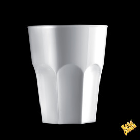 Bicchiere Riutilizzabile SAN Rox Bianco 300ml (8 Pezzi)