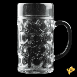 Boccale Riutilizzabili SAN per Birra Trasp.1000ml (1 Pezzo)