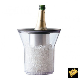 Secchio di Plastica per 1 Bottiglia Trasp. PCTA (1 Pezzi) 