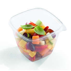 Ciotola di Plastica PET 750ml 120x120x90mm (50 Pezzi)