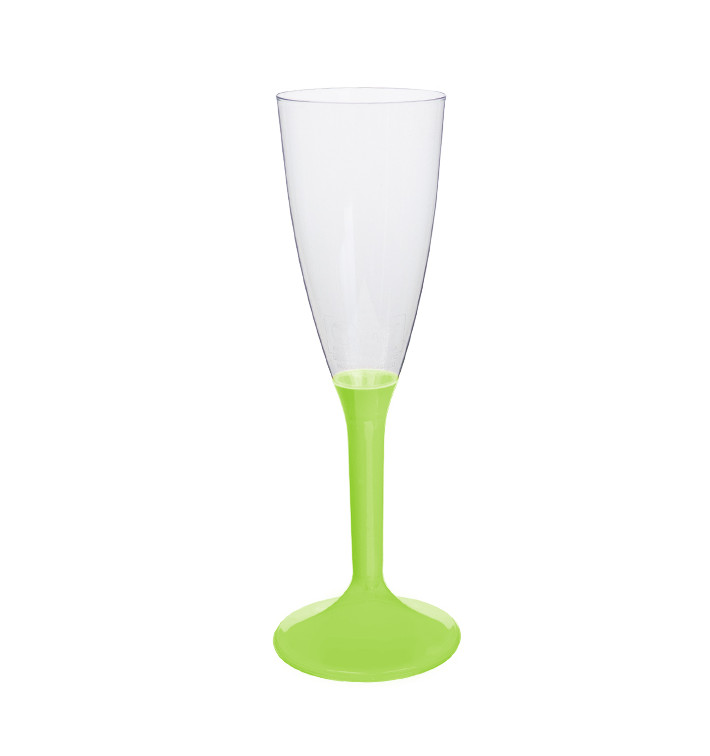 Bicchieri da champagne, colore verde, 150 ml, 2 pz