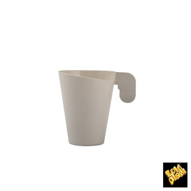 Tazze di Plastica Design Crema 72ml (12 Pezzi)