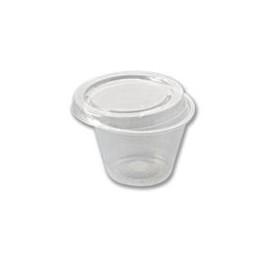 Contenitore per Salse PP con Coperchio 33ml (100 Pezzi)