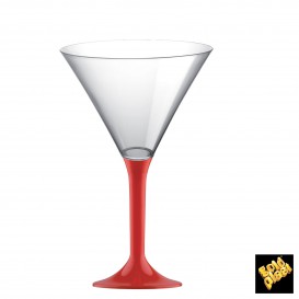 Coppa Plastica Cocktail Gambo Red 185ml 2P (200 Pezzi)