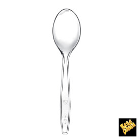 Cucchiaio di Plastica Premium PS Trasparente 190mm (50 Pezzi)