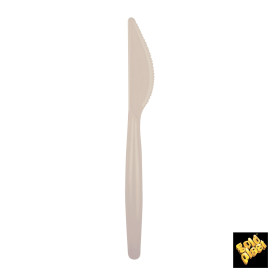 Coltello di Plastica Easy PS Taupe 185mm (500 Pezzi)