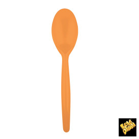 Cucchiaio di Plastica Easy PS Arancio 185mm (500 Pezzi)