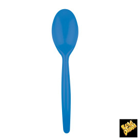 Cucchiaio di Plastica Easy PS Bianco 185mm (20 Pezzi)