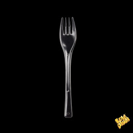 Forchetta di Plastica Fly Transp. 140mm (50 Pezzi)
