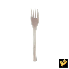 Forchetta di Plastica Fly Beige 140mm (50 Pezzi)