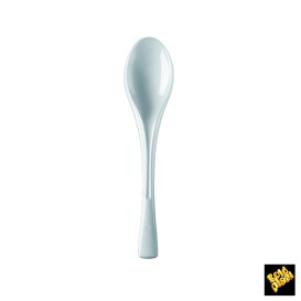 Cuchiaio di Plastica Fly Bianco 145mm (50 Pezzi)