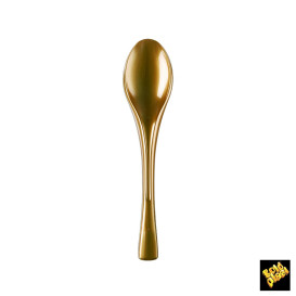 Cuchiaio di Plastica Fly Oro 145mm (3000 Pezzi)