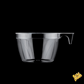 Tazze di Plastica PS Cup Trasparente 190ml (25 Pezzi)
