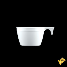 Tazze di Plastica Cup Bianco PP 90ml (50 Pezzi)