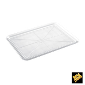 Vassoio Plastica Tray Nero 50x37cm (4 Pezzi)