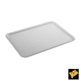 Vassoio Plastica Tray Bianco 37x50cm (24 Pezzi)