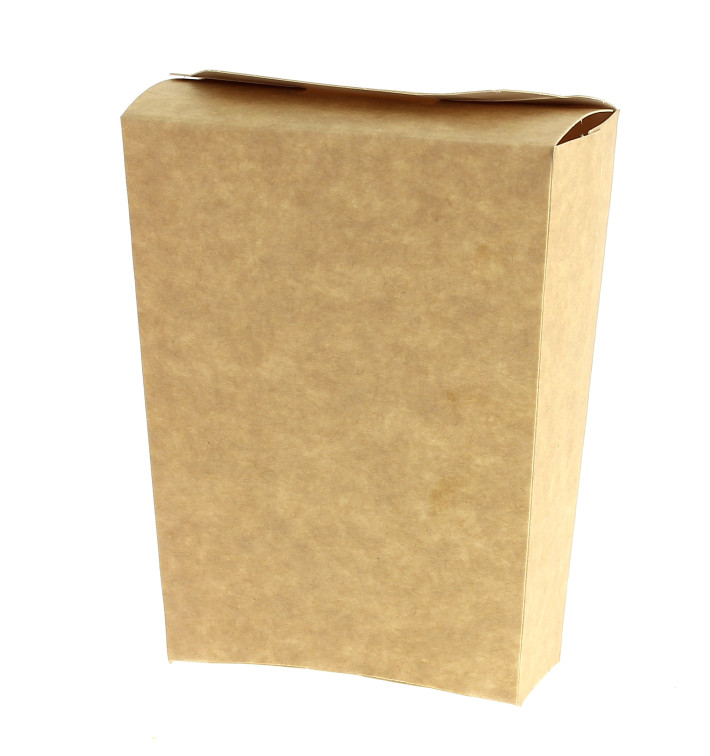 Contenitore Kraft Chiuso per Fritte (450 Pezzi) Contenitore Kraft Chiuso per Fritte (450 Pezzi)