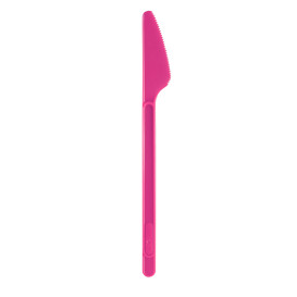 Coltello di Plastica Fucsia PS 175mm (600 Pezzi)