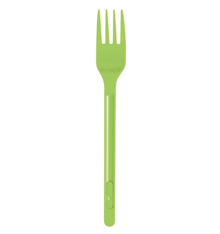 Forchetta di Plastica PS Verde 175mm (20 Pezzi) Forchetta di Plastica PS Verde 175mm (20 Pezzi)