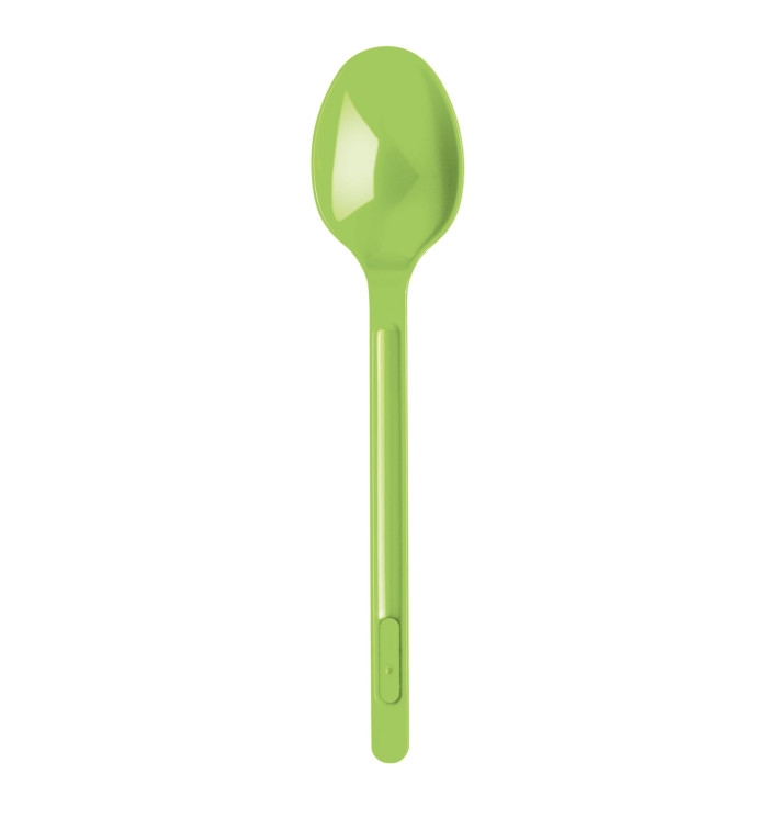 Cucchiaio di Plastica Verde PS 175mm (20 Pezzi) Cucchiaio di Plastica Verde PS 175mm (20 Pezzi)