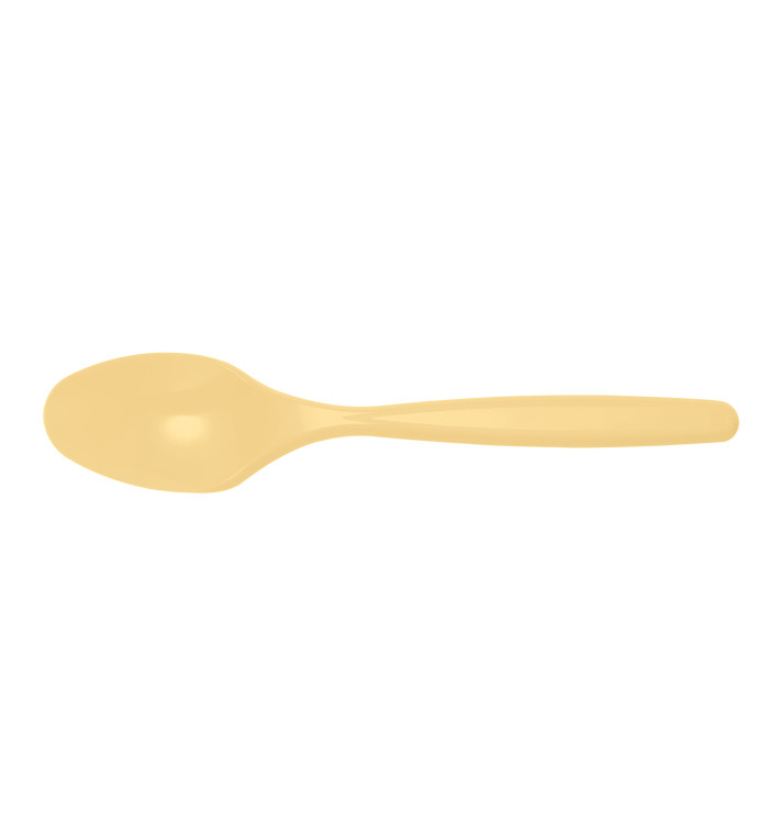 Cucchiaio di Plastica PS Crema 120mm (40 Pezzi) Cucchiaio di Plastica PS Crema 120mm (40 Pezzi)