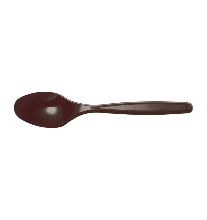 Cucchiaio di Plastica PS Ciaccolato 120mm (40 Pezzi) Cucchiaio di Plastica PS Ciaccolato 120mm (40 Pezzi)