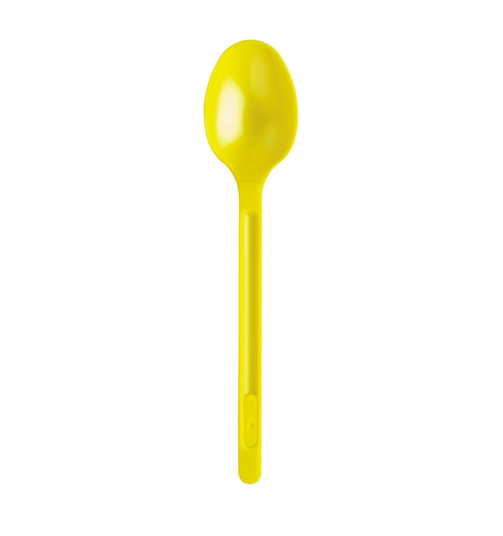 Cucchiaio di Plastica PS Giallo 175mm (20 Pezzi) Cucchiaio di Plastica PS Giallo 175mm (20 Pezzi)