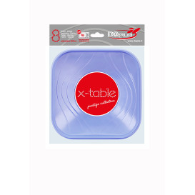 Ciotola Plastica PP "X-Table" Lilla 18x18cm (120 Pezzi)