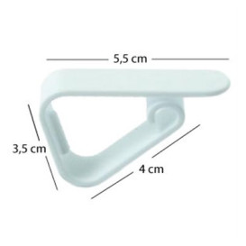 Pinze di Plastica per Tovaglia (100 Pezzi)