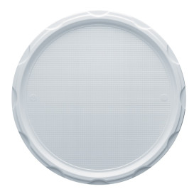 Piatto Plastica PS Pizza Bianco 320mm (100 Pezzi)