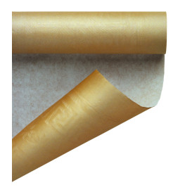 Tovaglia di Carta Rotolo Oro 1,2x7m (25 Pezzi)