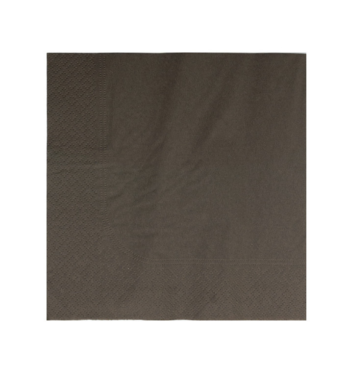 Tovagliolo di Carta 2 Velis Cioccolato 33x33cm (1200 Pezzi) Tovagliolo di Carta 2 Velis Cioccolato 33x33cm (1200 Pezzi)