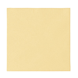 Tovagliolo di Carta 2 Velis Crema 33x33cm (50 Pezzi)