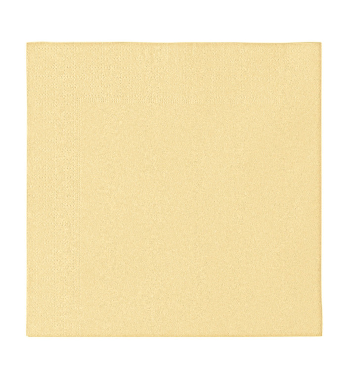 Tovagliolo di Carta 2 Velis Crema 33x33cm (1200 Pezzi) Tovagliolo di Carta 2 Velis Crema 33x33cm (1200 Pezzi)