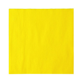 Tovagliolo di Carta 2 Velis Giallo 33x33cm (50 Pezzi)