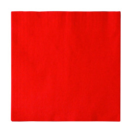 Tovagliolo di Carta 2 Velis Rosso 33x33cm (1200 Pezzi)